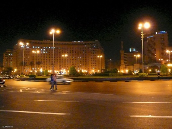ميدان التحرير ليلاً