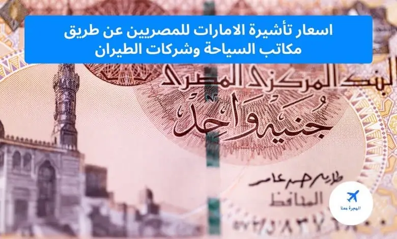 اسعار تأشيرة الامارات للمصريين
