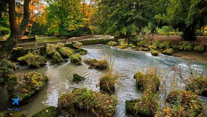 صورة من الحديقة الانجليزية في ميونخ