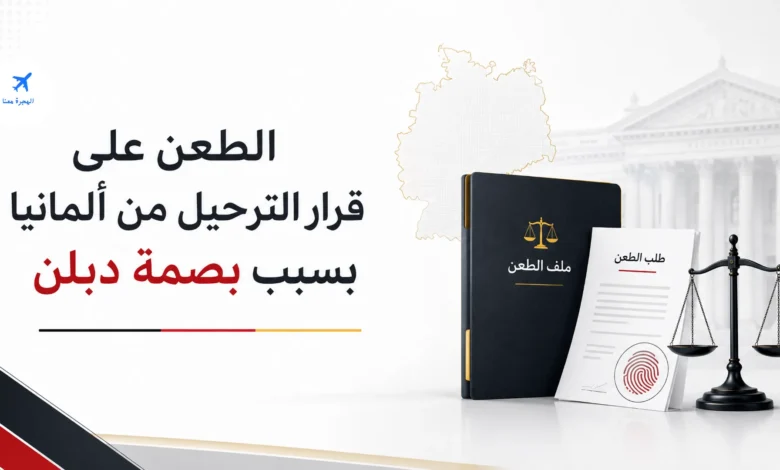 الطعن على قرار الترحيل من ألمانيا بسبب بصمة دبلن