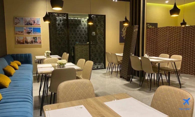 صورة من داخل مطعم صنوبر الجبيل