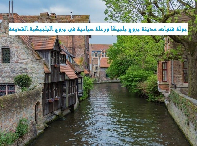 قنوات مدينة بروج بلجيكا