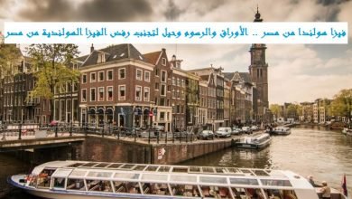 فيزا هولندا من مصر