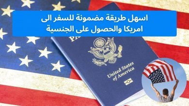 اسهل طريقة مضمونة للسفر الى امريكا