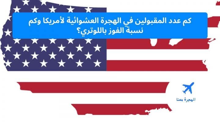 كم عدد المقبولين في الهجرة العشوائية