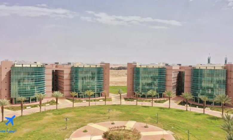 صورة توضح عدة مباني من جامعة تبوك
