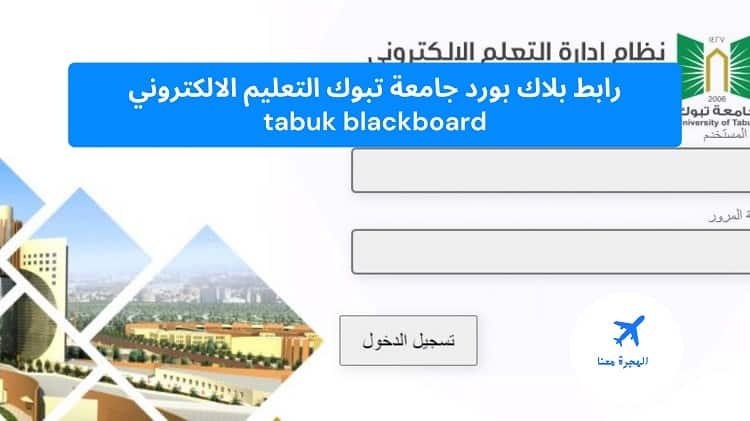 رابط بلاك بورد جامعة تبوك